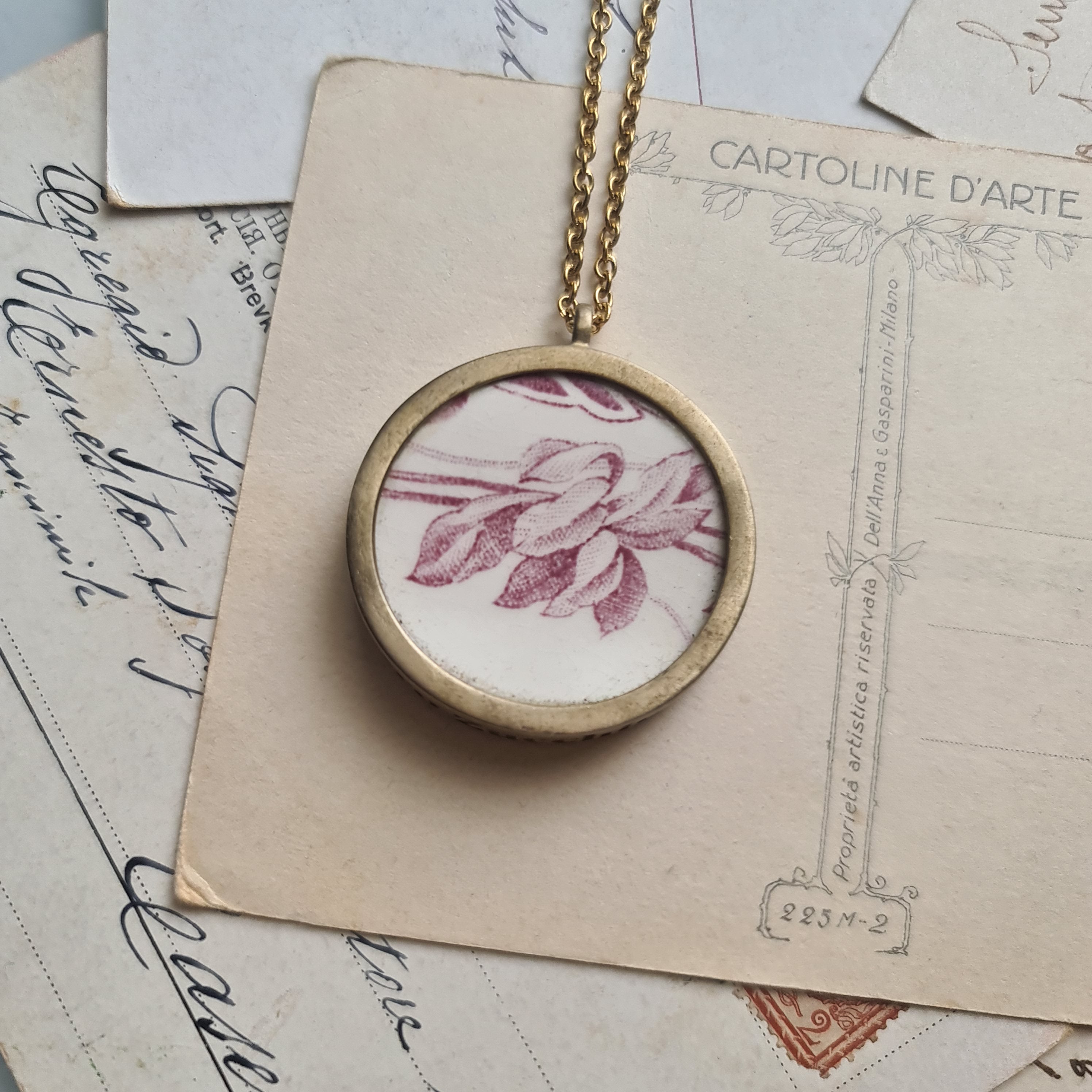 Fiori art noveau rosa