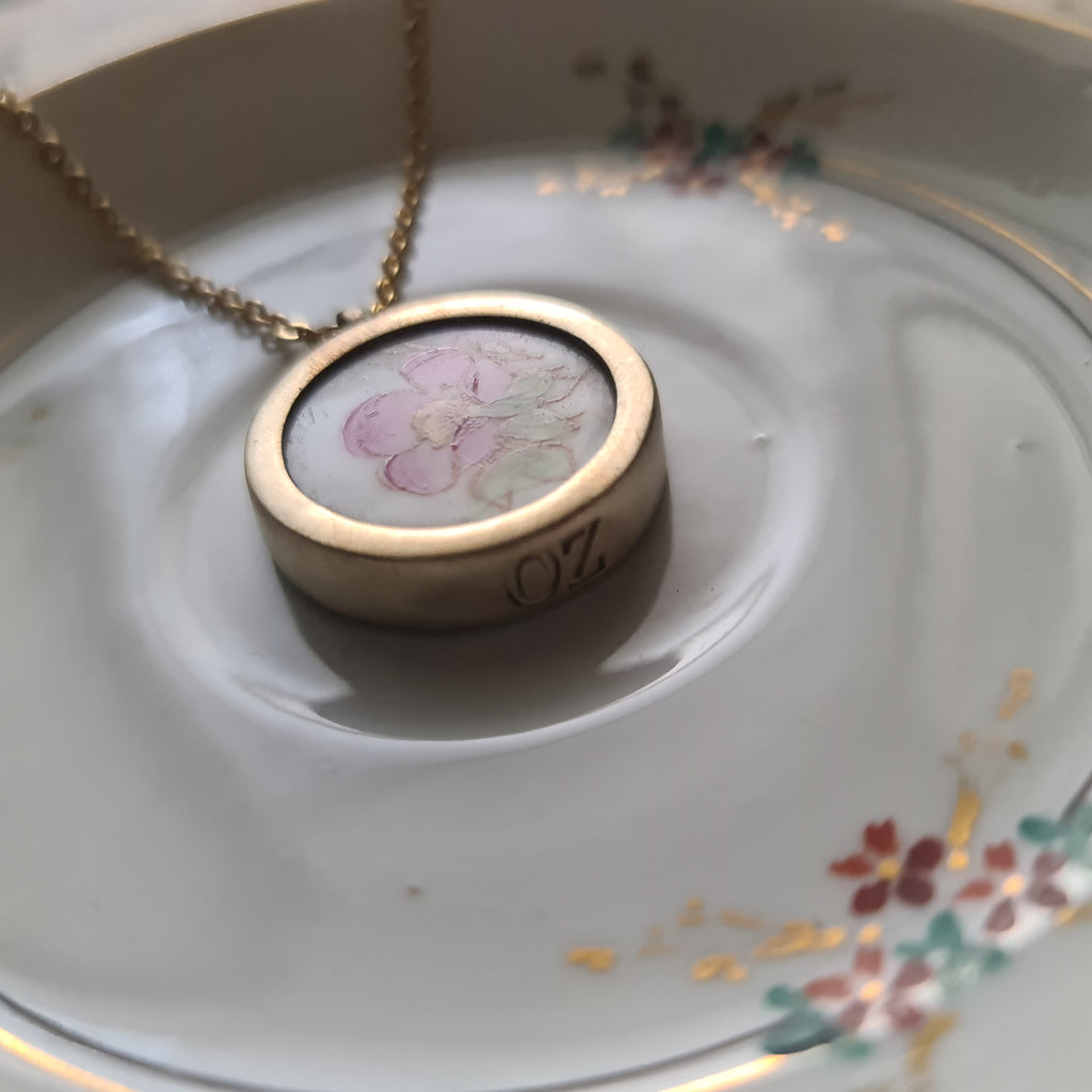 Rosa dipinta a mano francese