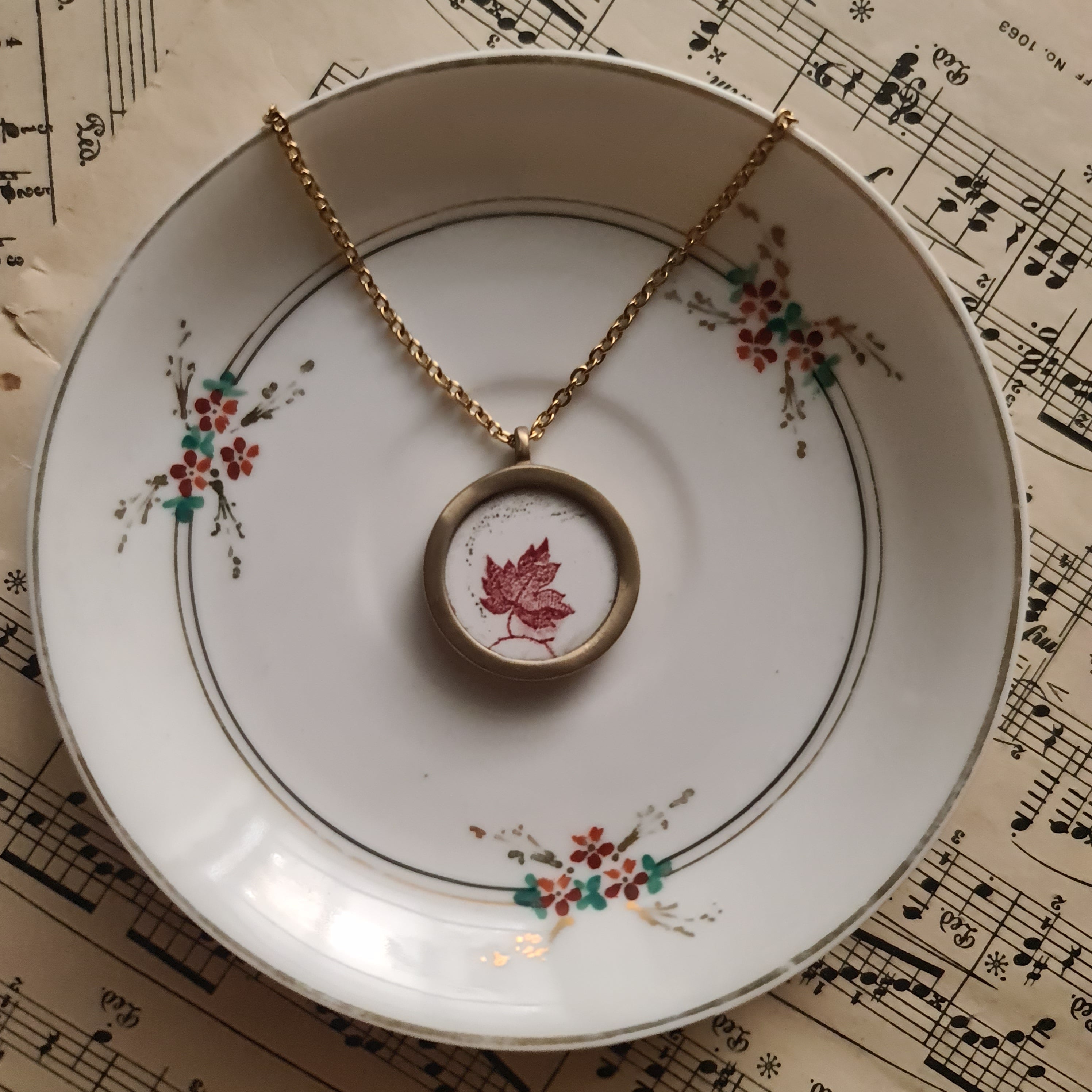 Foglia di vite rossa francese