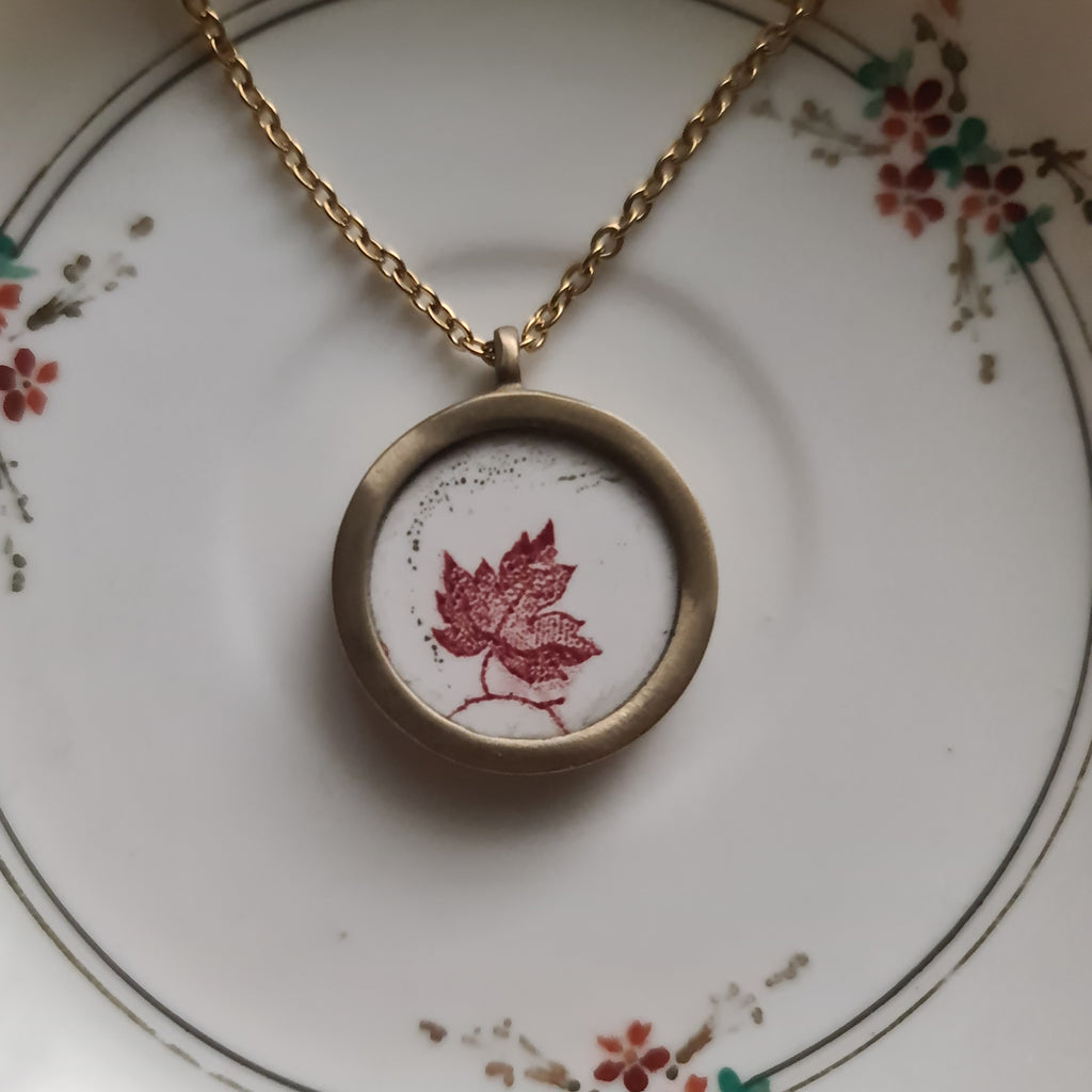 Foglia di vite rossa francese