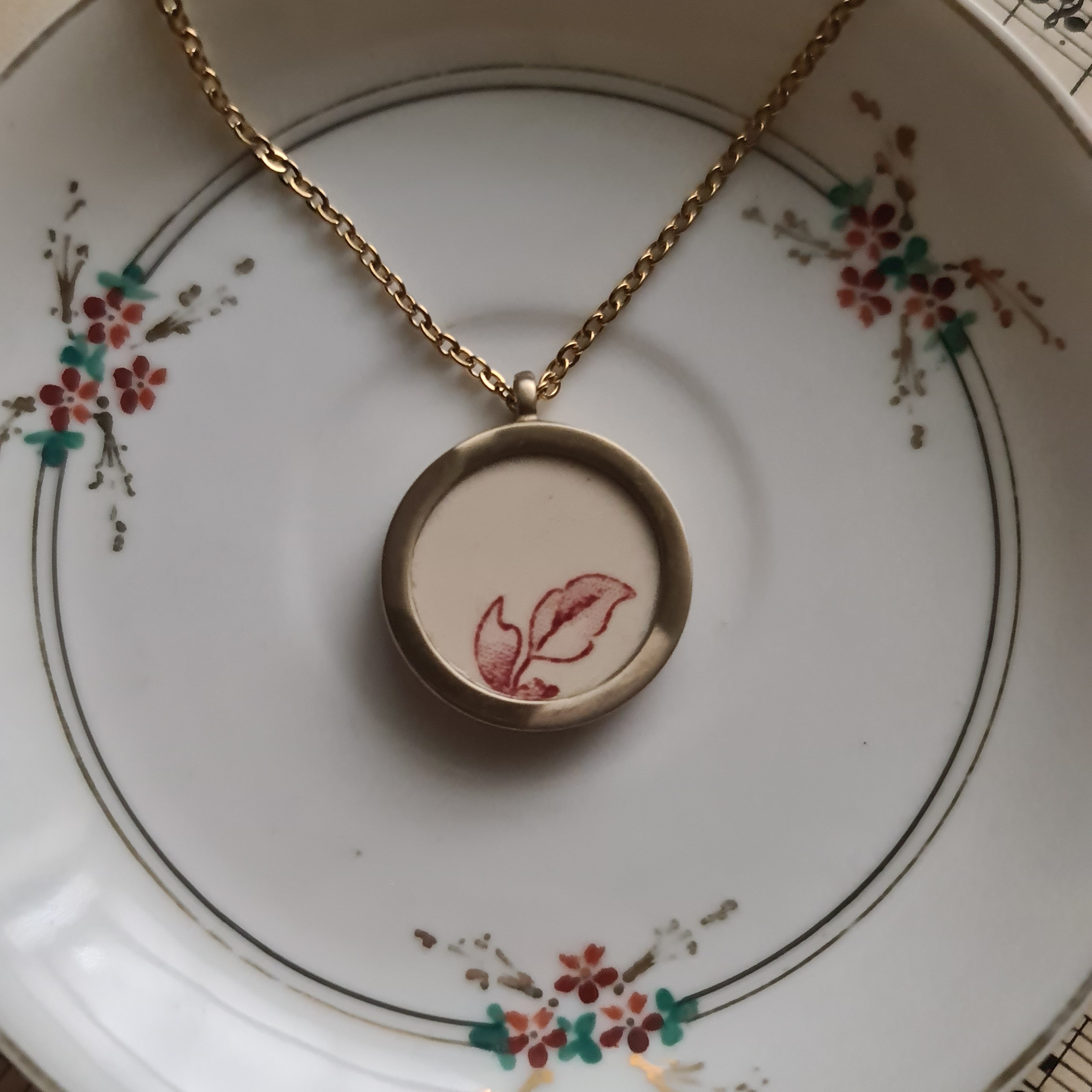 Piccola figlia rossa francese