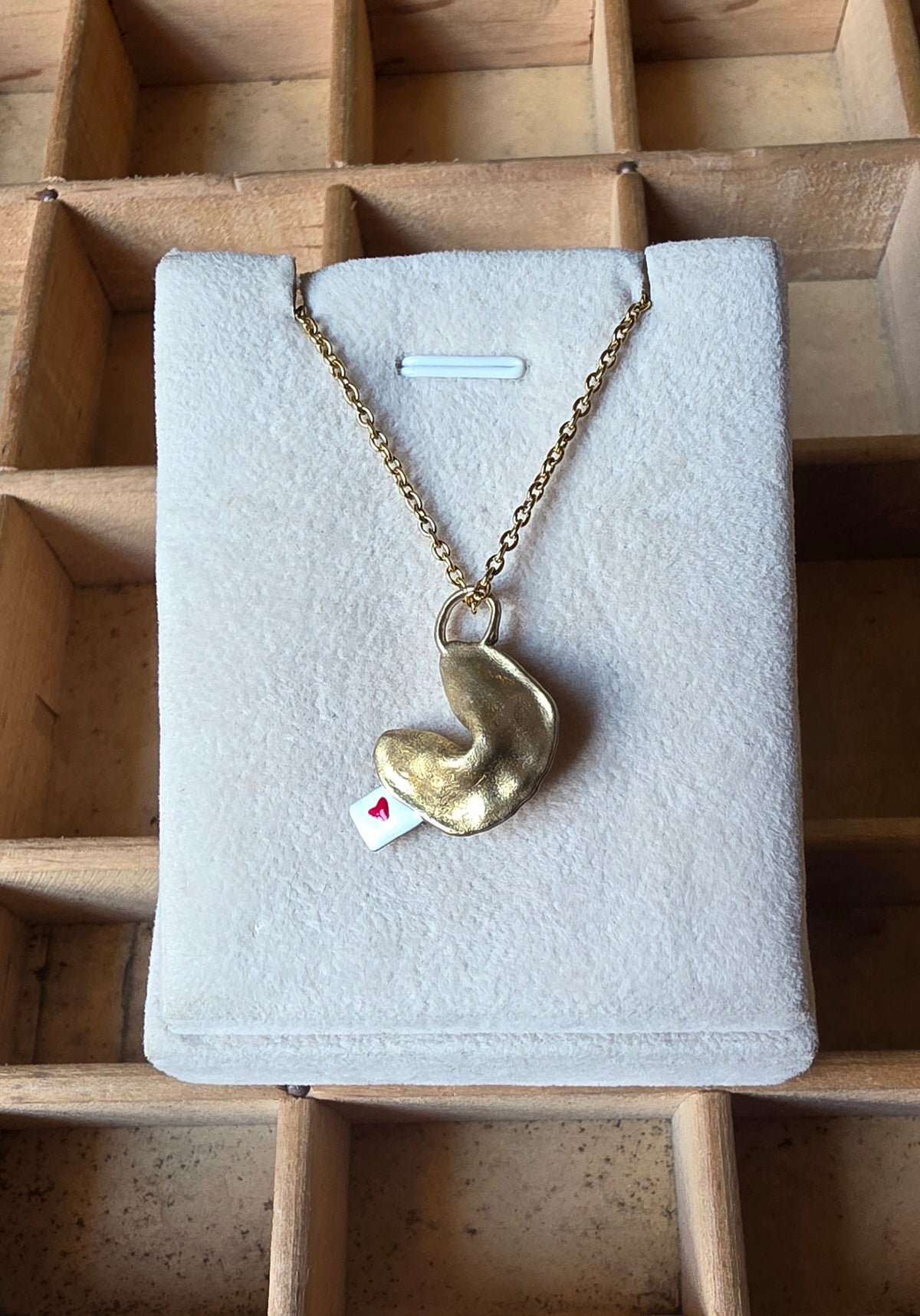 Collana Pendente Biscotto della Fortuna