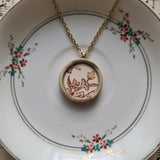 Fiore marrone francese